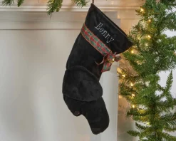 Black Lab Stocking