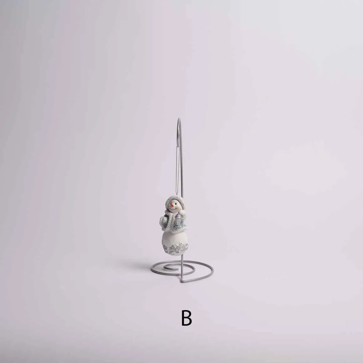 Blue Snowman Ornament