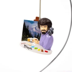 Bob Ross Painting Ornament