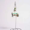 Boughs Of Holly Chapel Glass Gem Ornament