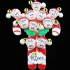 Candy Cane Family Of 10