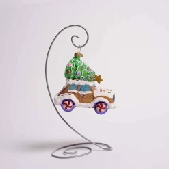 Candy Tree Delivery Glass Ornament