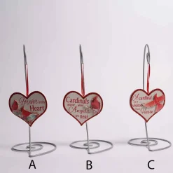 Cardinal Heart Sign Ornaments