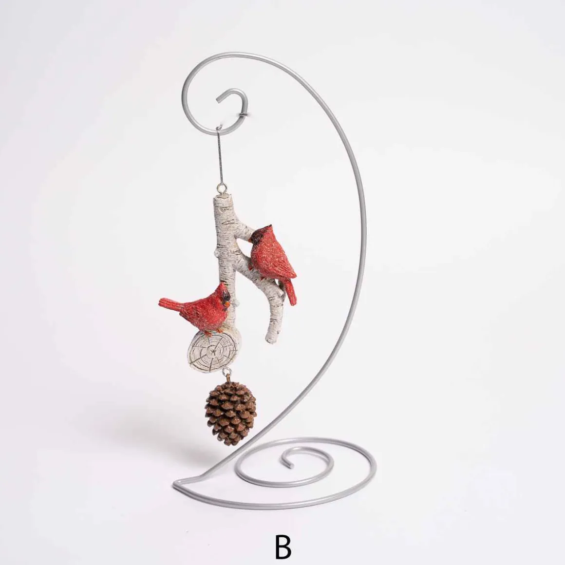 Cardinal Music Note Ornament