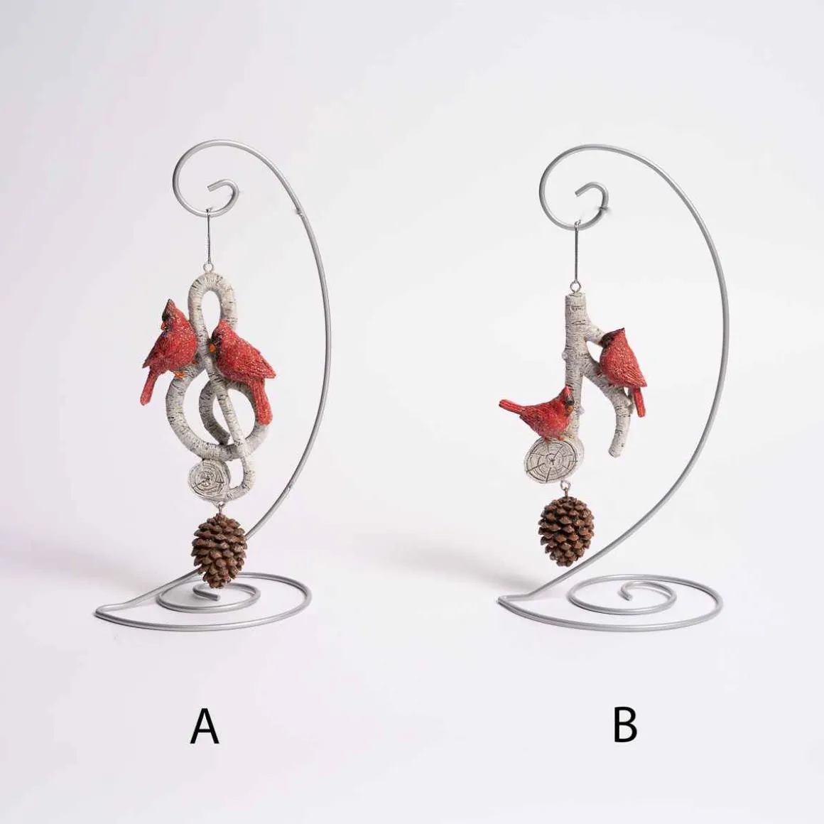 Cardinal Music Note Ornament