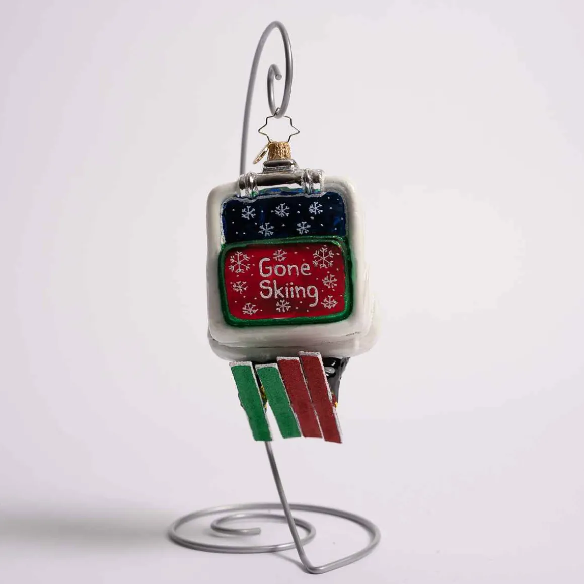Catching A Lift Glass Ornament