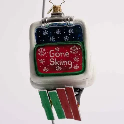 Catching A Lift Glass Ornament