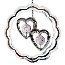 Charm Hearts Circle Ornament