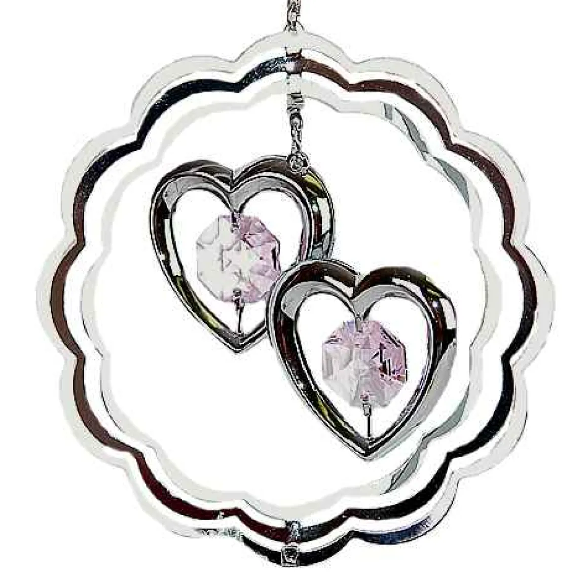 Charm Hearts Circle Ornament