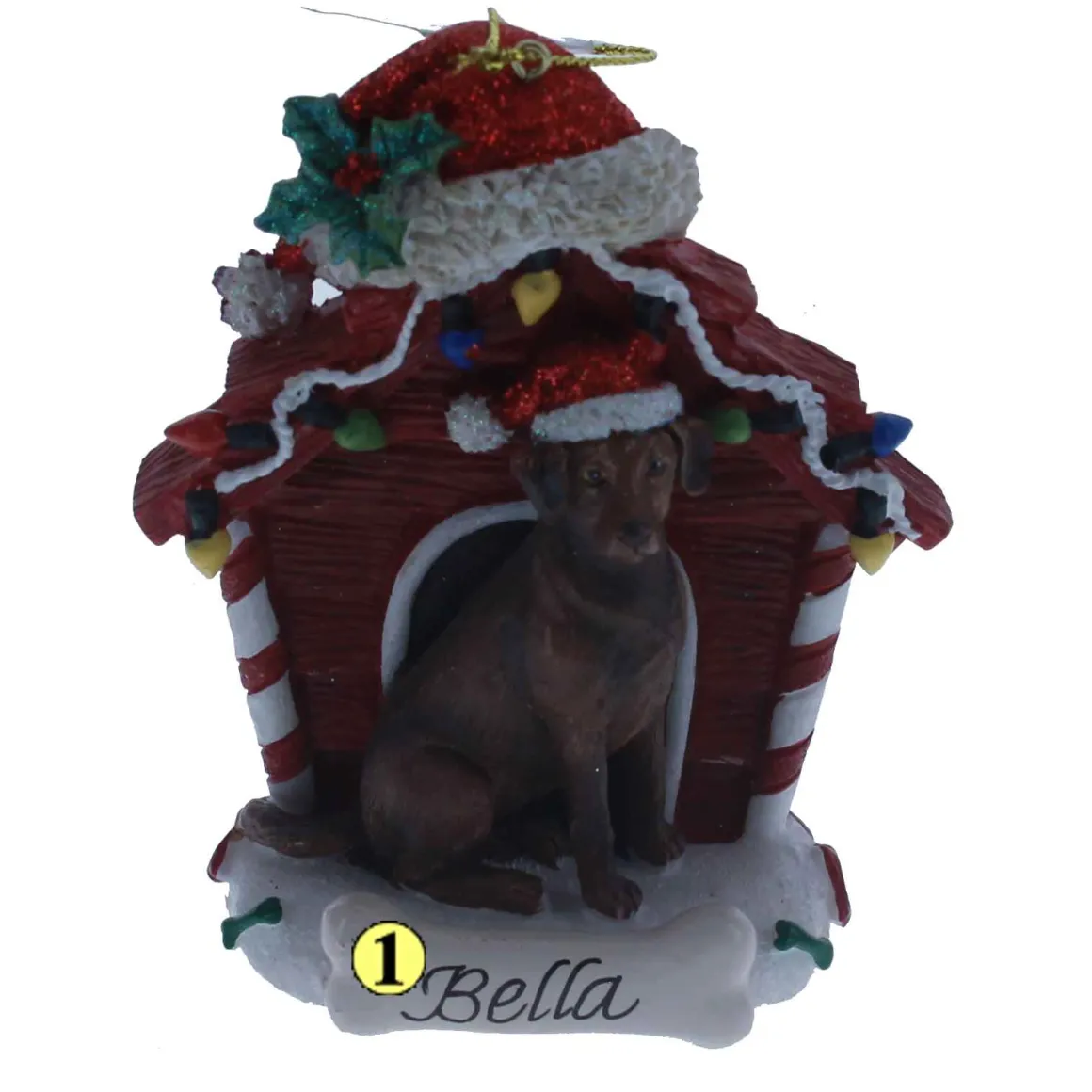 Chocolate Labrador Retriever Doghouse