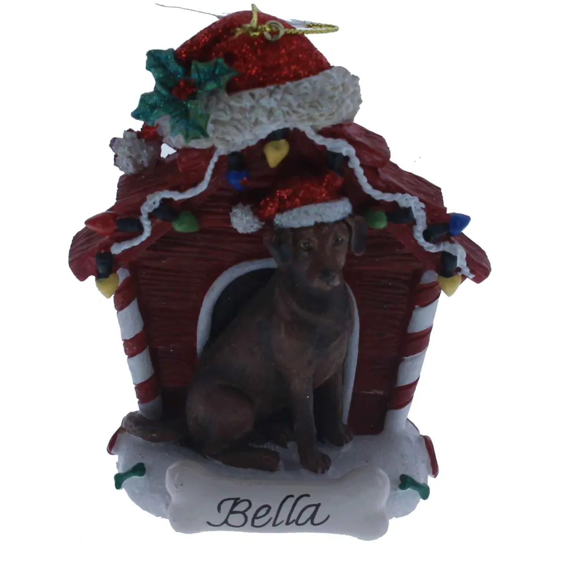 Chocolate Labrador Retriever Doghouse