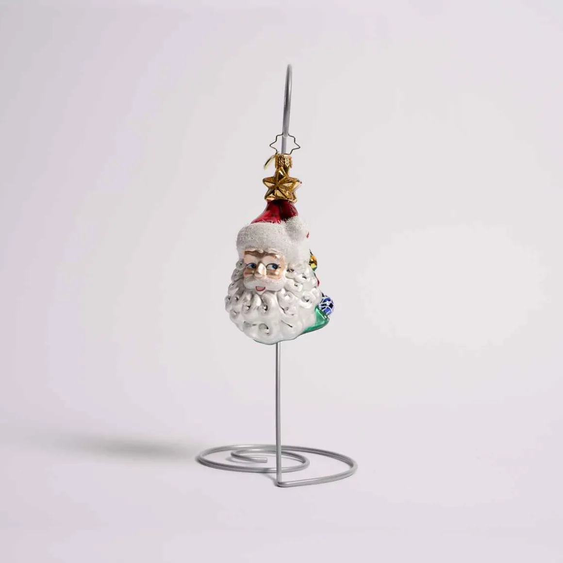 Christmas All Around Glass Ornament