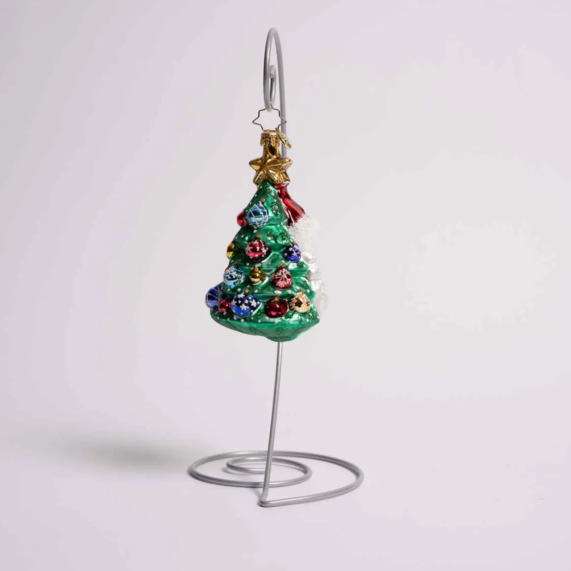 Christmas All Around Glass Ornament