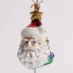 Christmas All Around Glass Ornament