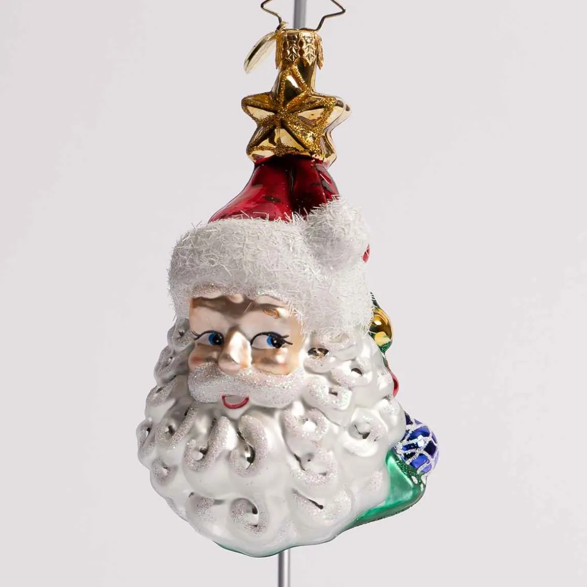 Christmas All Around Glass Ornament