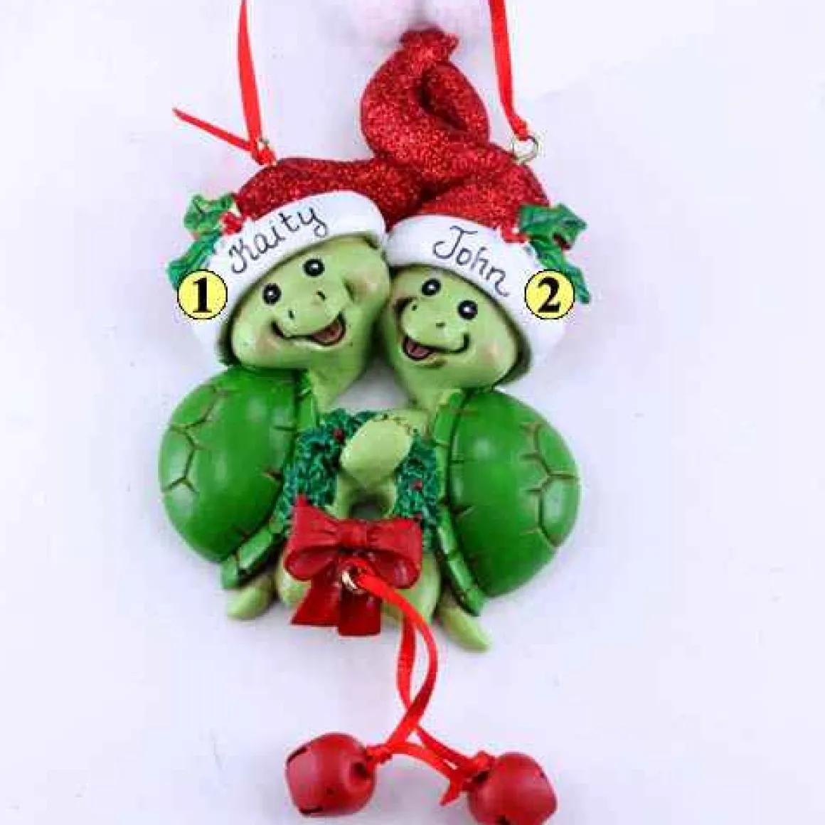 Christmas Turtle Family Of 2