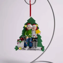 Couple Decorating Tree