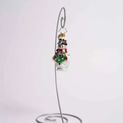 Darling Christmas Decorator Glass Gem Ornament