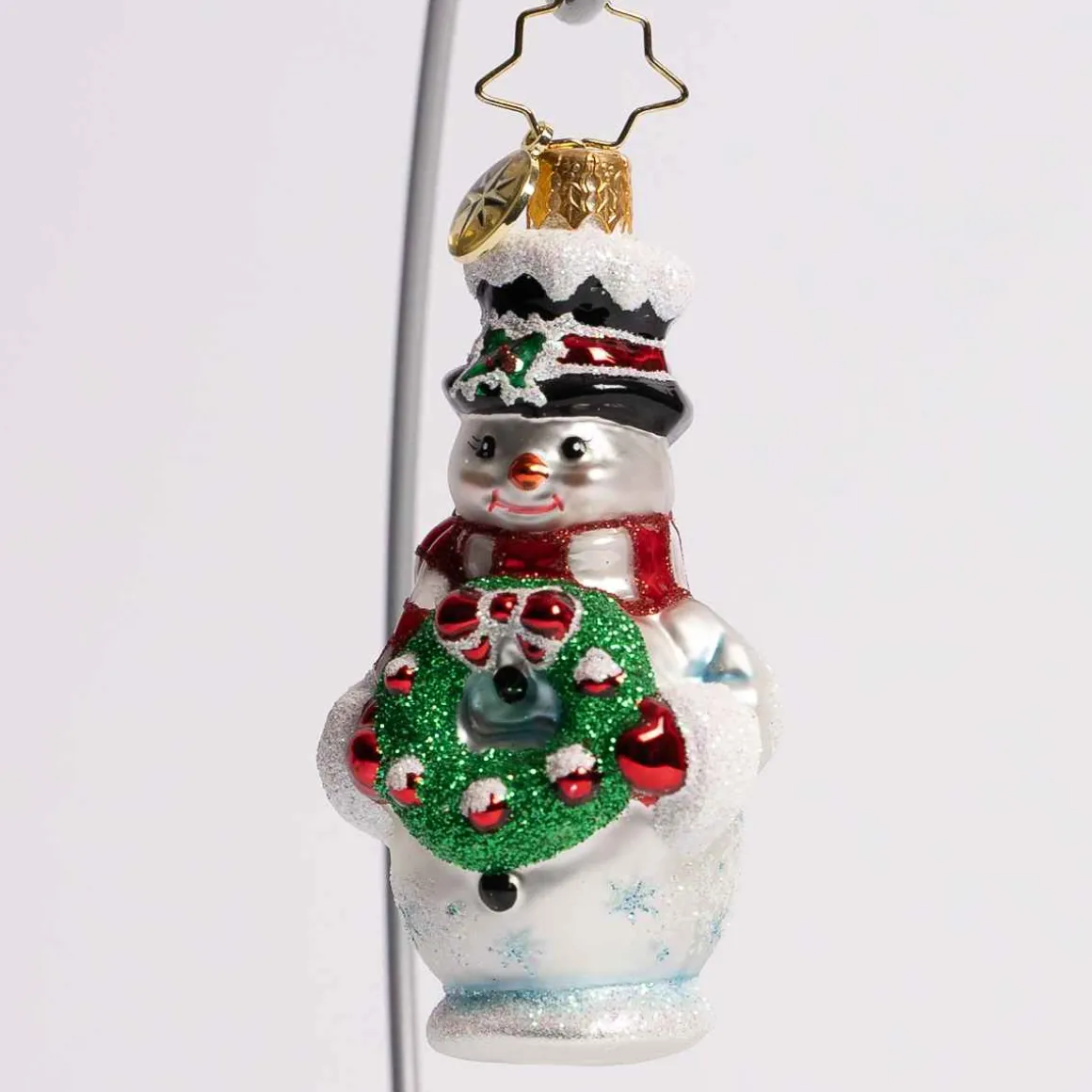 Darling Christmas Decorator Glass Gem Ornament