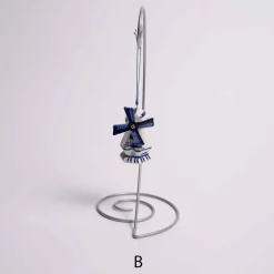 Delft Blue Windmill Ornaments