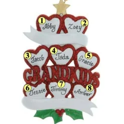 Eight Grandkids Ornament