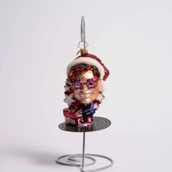 Elton John Center Stage Glass Ornament