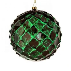 Emerald Honeycomb Ball