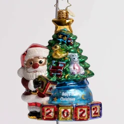 Extra Special Delivery Glass Ornament