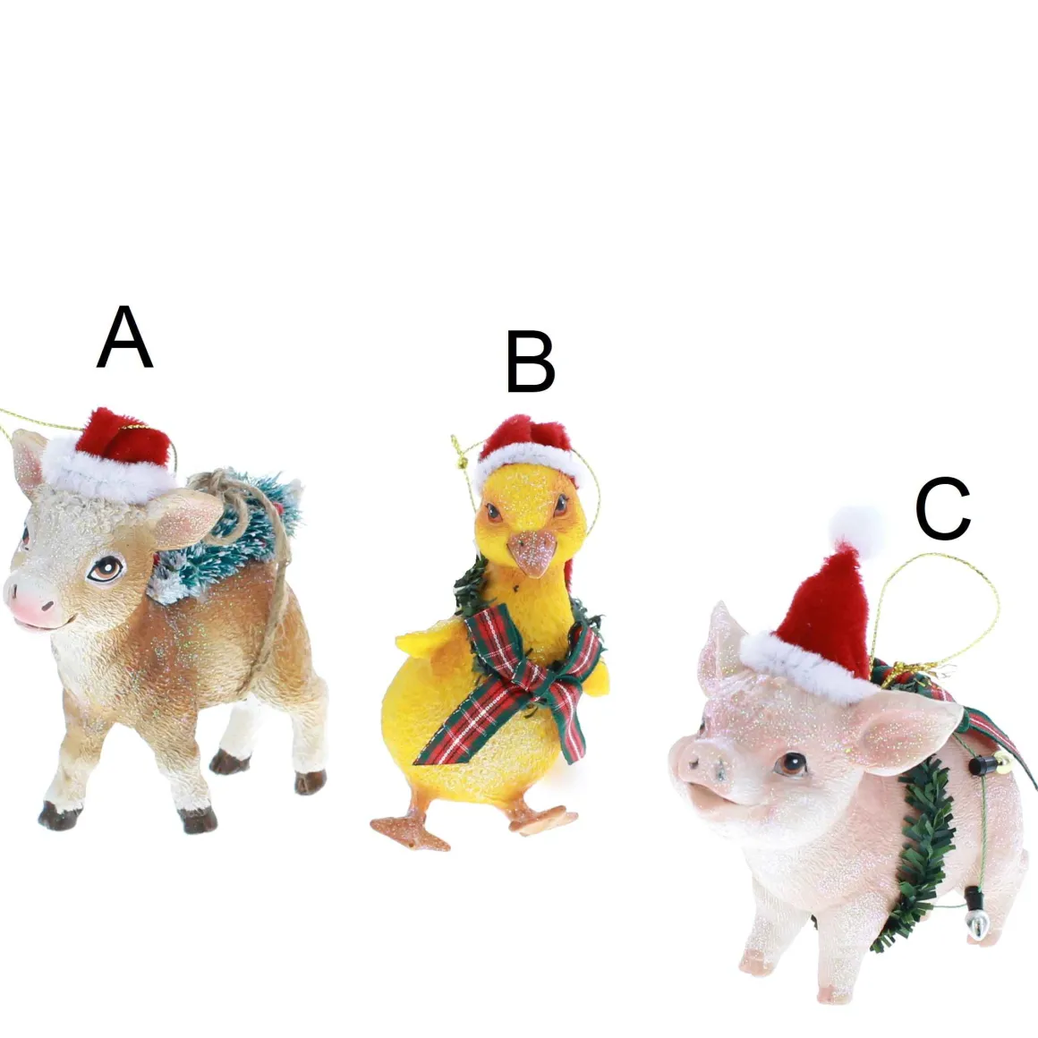 Farm Animal With Wreath