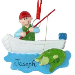 Fisherman In Boat