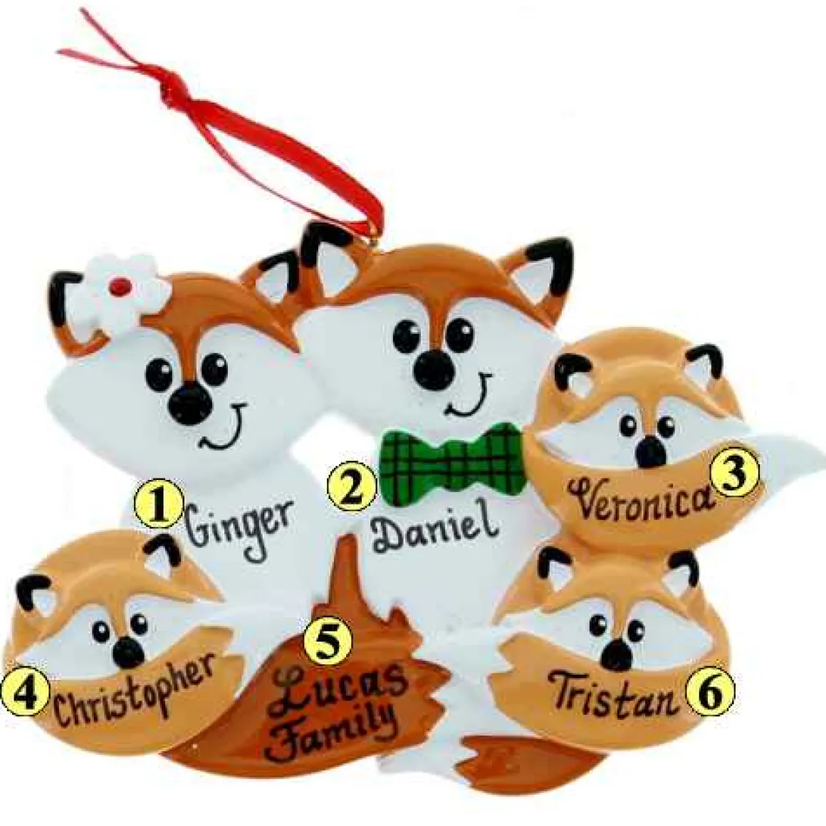 Fox Family Of 5