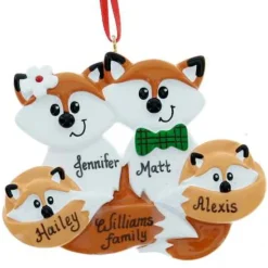 Fox Family Of 4