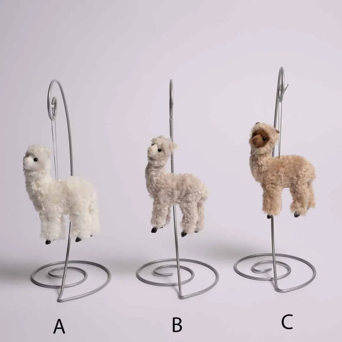 Furry Alpaca Ornament