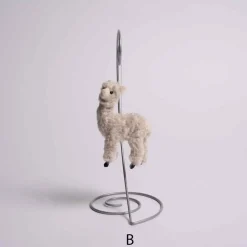 Furry Alpaca Ornament