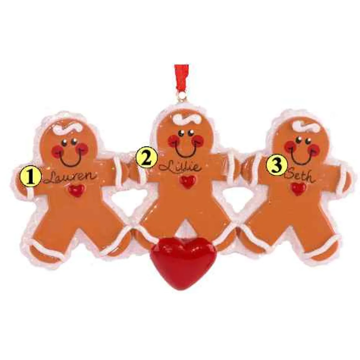 Gingerbread Family Of 3
