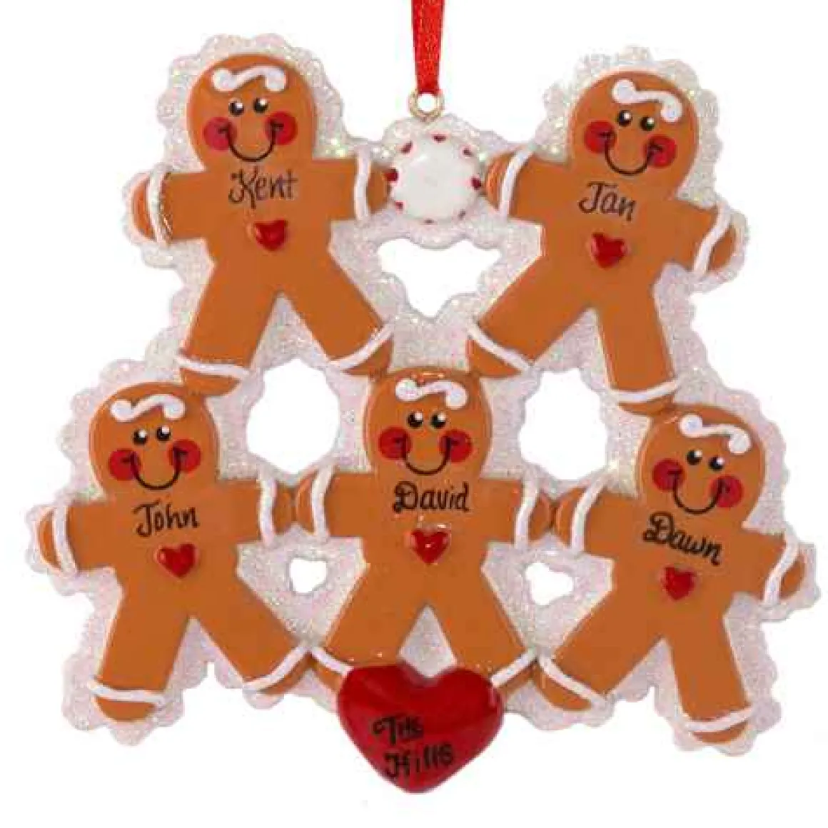 Gingerbread Family Of 5