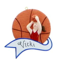 Girl Basketball Dunk