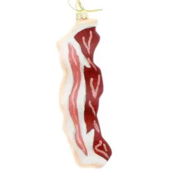 Glass Bacon Ornament