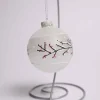 Glass Berry Branch Ball