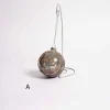 Glass Birch Log Ball Ornament