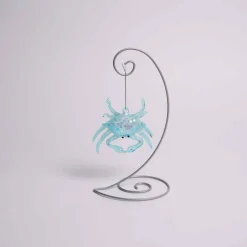 Glass Blue Crab Ornament