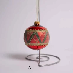 Glass Checkered Ball