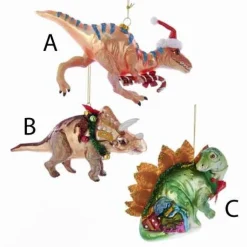 Glass Dinosaur Ornament