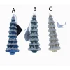 Glass Glitter Snow Trees