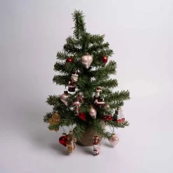 Glass Miniature Ornaments Set Of 16