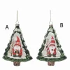 Glass Painted Gnome Tree Ornament