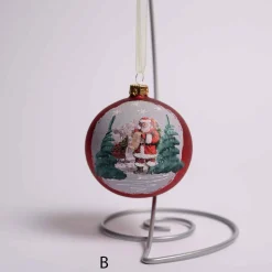 Glass Vintage Scene Ball