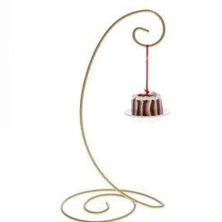 Gold Spiral Ornament Stand