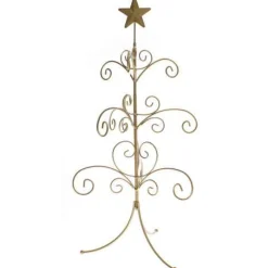 Gold Star Ornament Tree
