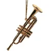 Gold Trumpet Ornament